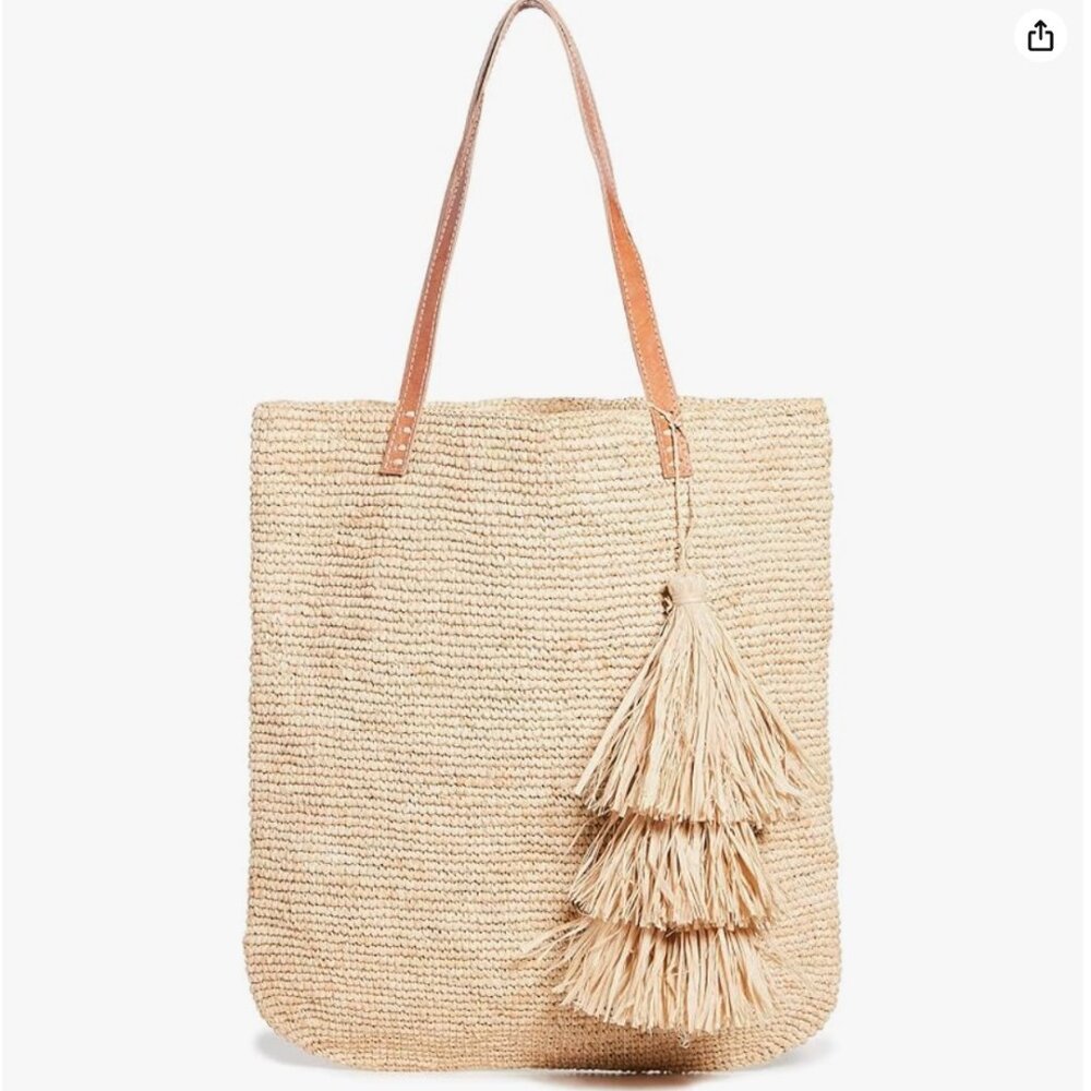 MAR Y SOL Carolina Bag (Woven Raffia Handbag)